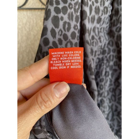 Kirna Zabete for target leopard print dress - size 2 - gray/black - Picture 7 of 7